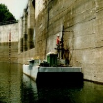 Overcoring Upstream Face of Dam