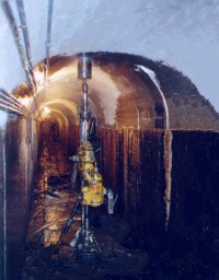 Overcoring up from 4.5-ft wide by 7-ft high Gallery